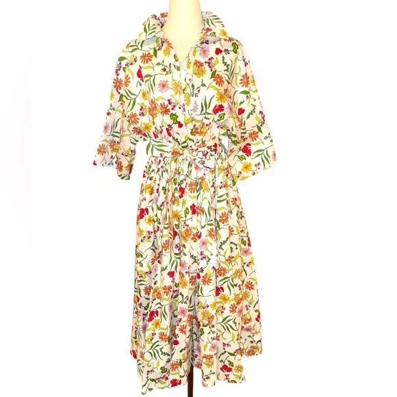 kate spade | Dresses | Kate Spade Multicolor Floral Midi Dress | Poshmark